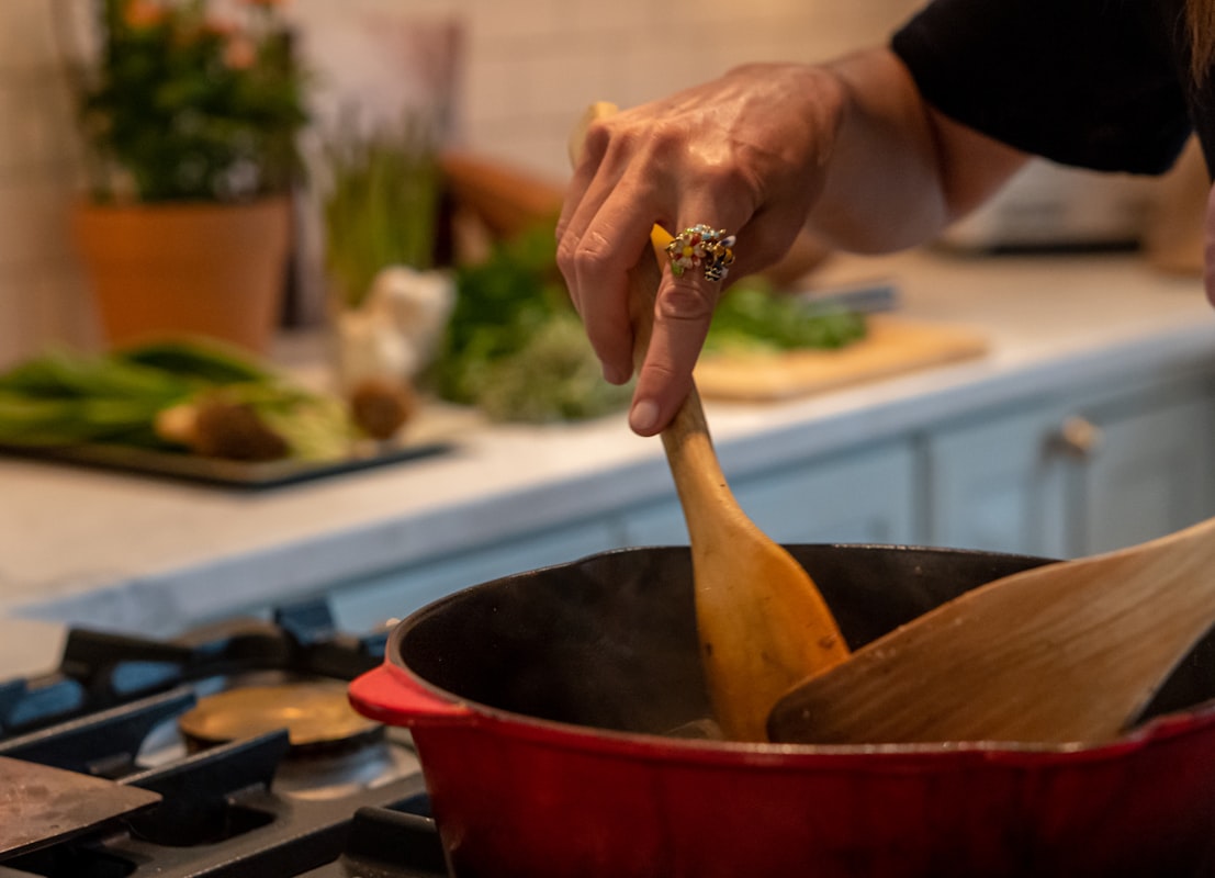 Fresh ingredients for sugar-free and salt-free cooking